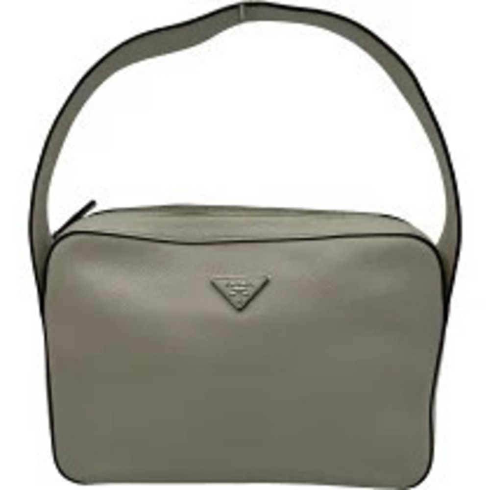 Prada Hobo Bag White Leather Shoulder